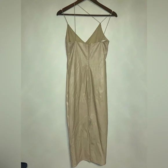 Fashion Nova- Make It Sexy Faux Leather Midi Dress
Nude - Picture 4 of 4
